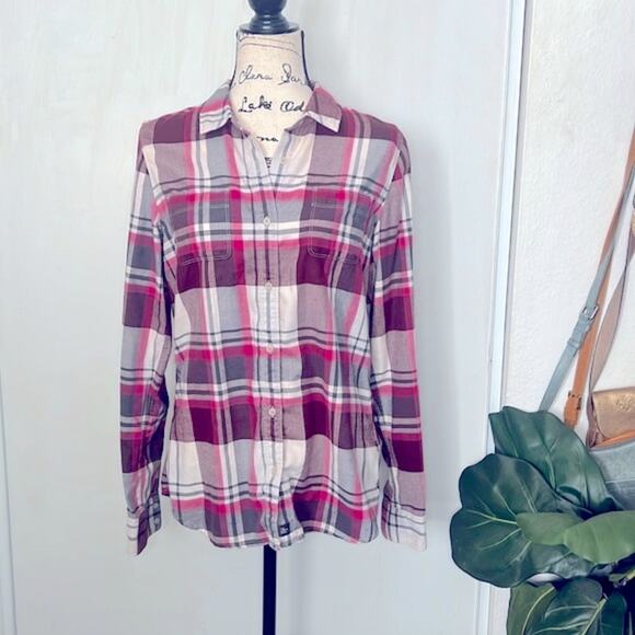 The North Face Women's Pomaria Plaid Shirt Large - Picture 2 of 7